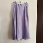 APPARIS | Katia Lavender Satin Midi Slip Skirt Pastel Purple | Extra Small Size XS Photo 2