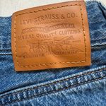 Levi's Levi’s Ribcage Pleated Denim Jean Shorts 26 High Waist Rise Minimalist Retro 90s Photo 6