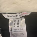 Isaac Mizrahi  swim dress one piece black white stripe 10 Photo 3