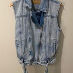 BLANK NYC - Light Wash Denim Vest - Size Medium Photo 0