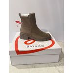 Blondo NEW in Box Prestly Waterproof Chunky Sole Leather Fall Bootie Tan Sz 7 Photo 1