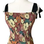 Anthropologie NEW Anthro Nation Los Angeles Ember Tied Midi Dress Floral Print Cotton Size XS Photo 1