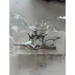 Urban Revivo Silver Tone Abstract Hair‎ Claw Clip Modernist New Photo 2