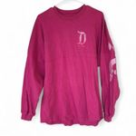 Disneyland Resort Magenta Long Sleeve Shirt with Logo Photo 0