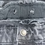 ZARA Baggy Slouchy Fit Paperbag Jeans High Waist Cropped Ankle Faded Black 8 Photo 8