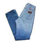 Wrangler Vintage Jeans Cowboy Cut Ombre Dip Dyed Made in USA Size 11x34 14MWZ Photo 1