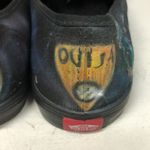 Vans  custom painted sneakers skulls ouija black‎ men's size 4.5 women's 6 Photo 9