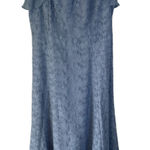 Sundance  Light Blue Lace Floral Ruffle Trim Sleeveless Maxi‎ Dress Small Party Photo 0