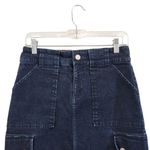 Tommy Hilfiger 90's Vintage  Dark Wash Denim Skirt With 6 Pockets Blue Size 4 Photo 2
