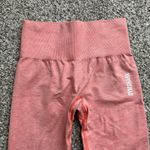 Gymshark heather orange pink seamless leggings Photo 2