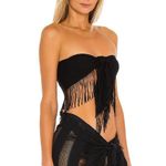 Beach Bunny Haute Summer Top in Black One Size New Womens Tank Cropped Photo 2
