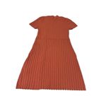 Free People Lottie Coral Ribbed Small Button Front Mock Neck Sweater Dress M7-3 Photo 7