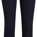 NWT Lauren Women's Ralph Lauren Knit Skinny Dress Pants Lauren Navy 4 Blue Photo 3