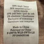 Everlane  Women’s Chocolate Knit Sweater small 68% wool 10% yak hair Photo 8