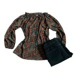 PAANI BOHO Blouse size S Yellow Photo 1