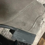 UGG  Aureo II Boots Womens 8 Gray Ankle Booties Leather Zip Round Toe winter shoe Photo 6