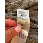 Lucky Brand  Heather Gray V-Neck Cinch Tie Back Sweater M Photo 4