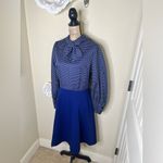 NTM: Vintage Herman Marcus Dallas Navy Polka Dot Bow Tie A Photo 4