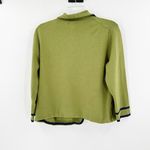 Studio G Green Silk Blend Pocket Button Front Casual Knit Cardigan Size XL Photo 1
