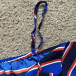 Allison Joy  Blue and Red Striped Wrap Camisole Photo 3