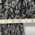 Celina moon square neck black & white floral flowy midi cottagecore dress Size L Photo 6