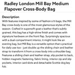 Radley London Mill Bay Medium Flapover Crossbody Bag in Tortoise Brown Photo 15