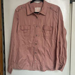 Sonoma  Button Up Top Woman’s Size XL 100% Cotton Photo 0