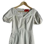 Zac Posen Z Spoke White Short Puff Sleeve V Photo 1