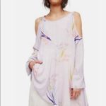 Free People FREE PEOPLE BOHO LILAC CLEAR SKIES COLD SHOULDER TUNIC DRESS Photo 2