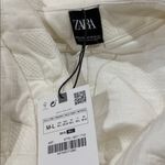 ZARA NWT Ivory Quilted Patchwork Vest Bloggers Fave SZ- Medium / Length Photo 6