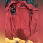 Gallery Red Utility Jacket With Removable Hood & Lining Sz M Red Hidden Buttons. Photo 14