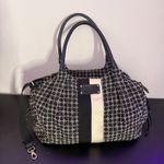 Kate Spade Kate Spade Stevie Diaper Baby Bag Black White Stripe Satchel Tote Travel Photo 1