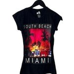 Surf Style South Beach T Shirt Beach Casual Sport Fitness Active Cotton Blend S Photo 0