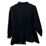 Torrid  Deluxe Stretch Ruched Sleeve Black Blazer Photo 9