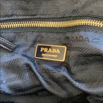 Prada Blue and Cream Satchel Photo 3
