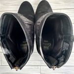 Juicy Couture  Ankle Boots Chunky Block Suede Womens Lupia Black Size 8 Photo 11