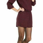 Jessica Simpson  Womens Romper Sz Medium Natalia Winetasting‎ Geometric Print NEW Photo 0