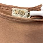 Nation Ltd  Pima Cotton Linen Blend Tuckernuck Puff Short Sleeve Top Imported M Photo 7