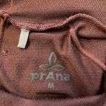 prAna Brown Dark Mauve High Neck Twist Back Top Medium Athleisure Tank Yoga Photo 5