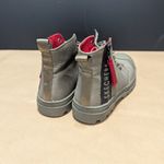 Skechers Roadies Miss Military High Top Sneakers Army Green Olive Womens 8.5 Photo 2