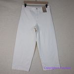 Madewell New!  The Curvy Emmett Wide-Leg Jean in Tile White‎ , size 31 Photo 3