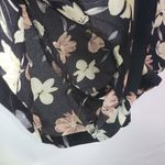 SheIn Curve 4X Black Floral Crepe Shorts Plus Photo 1