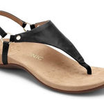 Vionic NEW Authentic  Womens Rest Kirra Toe Post Sling Back Sandal Black Size 8 Photo 0