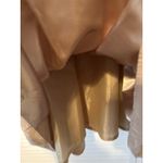 Willow Glenn New York Champagne Metallic Wrap Dress Formal Cocktail Sz 14 lined Gold Photo 4