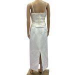 Gloria Vanderbilt Vintage  Formal Wedding Gown Creamy White Lace Overlay Bodice 8 Photo 7