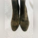 Nine West  Women's Crimson Suede Ankle Boot, Dark Green, 8.5 M US Photo 9