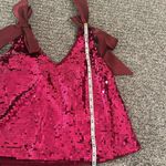 Anthropologie NWT Petite Maeve Sequin Tie Shoulder Top Sz LP Photo 10