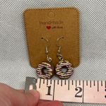 Handmade Chocolate Donut Earrings Brown Photo 3