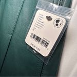 Free People NWT  Green Faux-Leather Skirt Sz 0 Photo 8