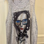 IFSE Vegas top with sequin hood Size Large Gray Photo 0